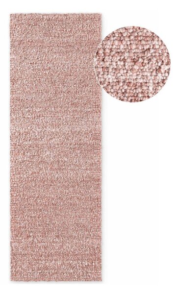 Szaroróżowy chodnik z materiału bouclé tkany ręcznie 80x200 cm Notting Hill Portobello – Ted Baker