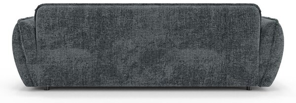 Ciemnoszara sofa z tkaniny szenilowej 250 cm Nelia Big – Ropez