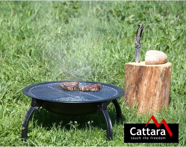Palenisko z rusztem i pokrywą Cattara Vesuv, ø 48 cm