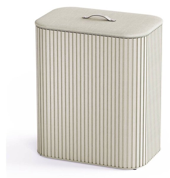 Beżowy bambusowy kosz na pranie 2x45 l Tota Luxe – Joseph Joseph