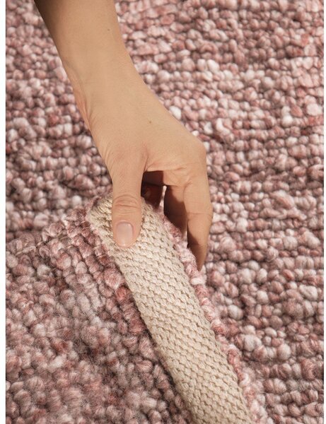 Szaroróżowy dywan z materiału bouclé tkany ręcznie 120x170 cm Notting Hill Portobello – Ted Baker
