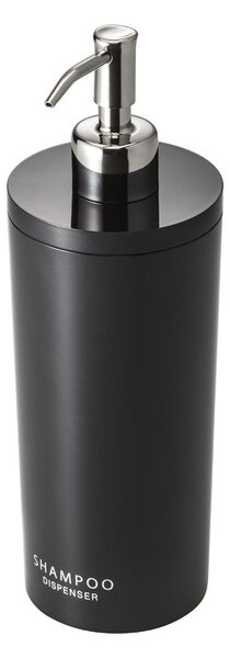 Czarny plastikowy dozownik do mydła 500 ml Round – YAMAZAKI