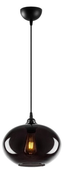 Lampa wisząca ze szklanym kloszem ø 27 cm Smoked – Opviq lights