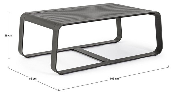 Aluminiowy stolik ogrodowy 62x105 cm Merrigan – Bizzotto