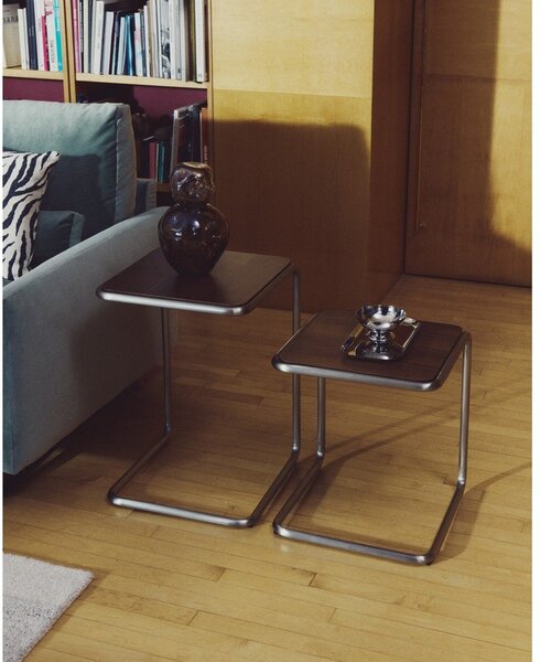 Stolik w dekorze orzecha 42x42 cm Tarsel – Kave Home