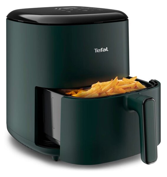 Ciemnozielona frytkownica beztłuszczowa Easy Fry Max EY245310 – Tefal