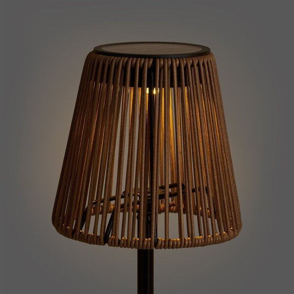 Lampa zewnętrzna stołowa LED solarna ø 14 cm Salford – House Nordic
