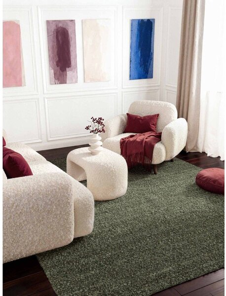 Zielony dywan z materiału bouclé tkany ręcznie 120x170 cm Notting Hill Portobello – Ted Baker