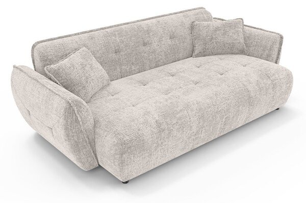 Beżowa sofa z tkaniny szenilowej 250 cm Nelia Big – Ropez