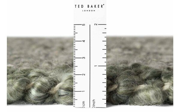 Zielony chodnik z materiału bouclé tkany ręcznie 80x200 cm Notting Hill Portobello – Ted Baker