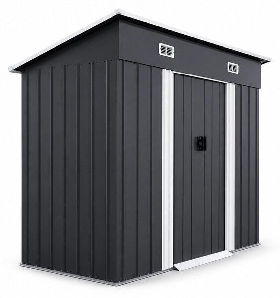 Aga Domek ogrodowy 222x174x125 cm Ciemnoszary