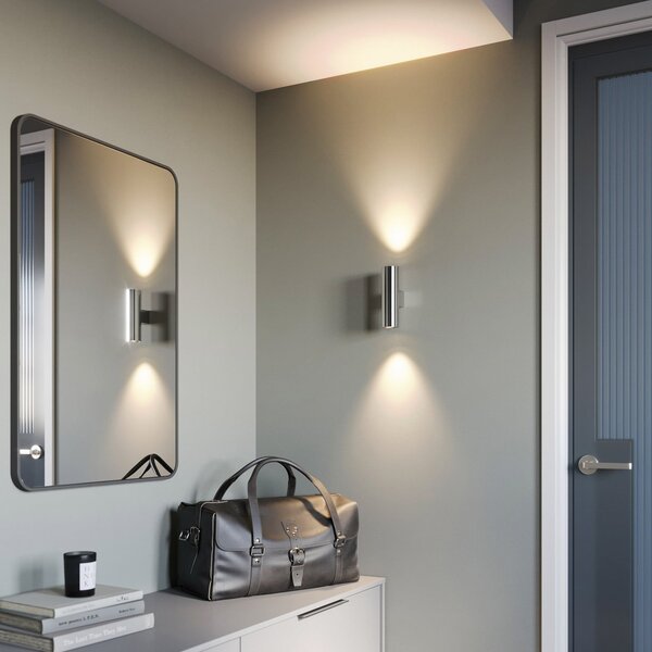 Lampa Ścienna Argon, Marion, ściemnialny, metaliczny, salon, metal, nowoczesny