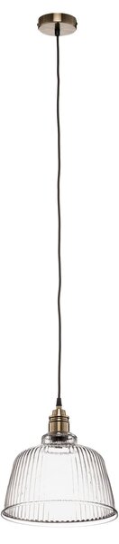 Lampa Wisząca Lamkur, Leana, ściemnialny, transparentny, salon, szkło