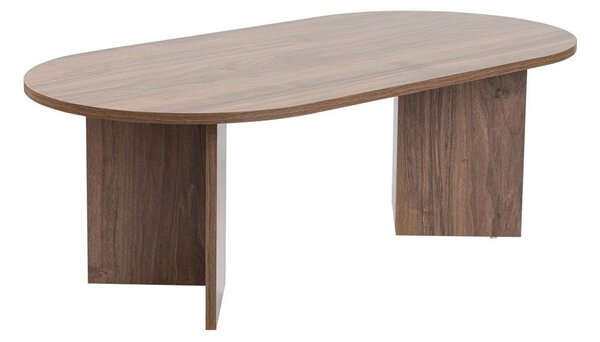 Ciemnobrązowy stolik w dekorze orzecha 60x119 cm Sable – Kalune Design