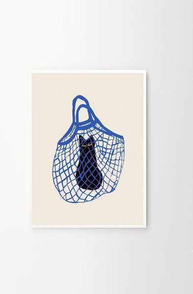 Plakat 30x40 cm The Cat’s In The Bag – Chloe Purpero Johnson – The Poster Club