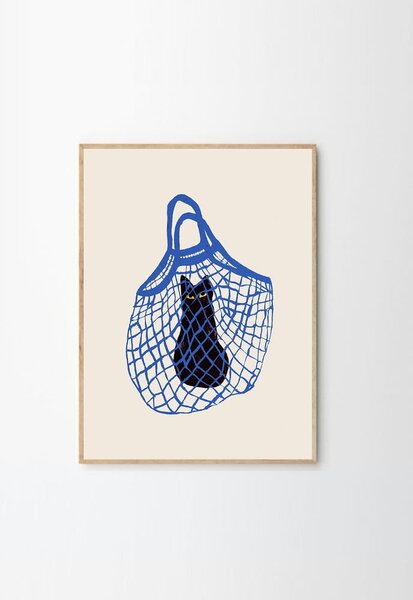 Plakat 30x40 cm The Cat’s In The Bag – Chloe Purpero Johnson – The Poster Club