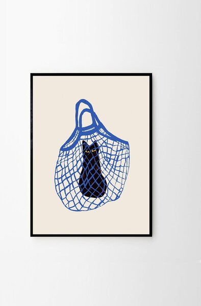 Plakat 30x40 cm The Cat’s In The Bag – Chloe Purpero Johnson – The Poster Club