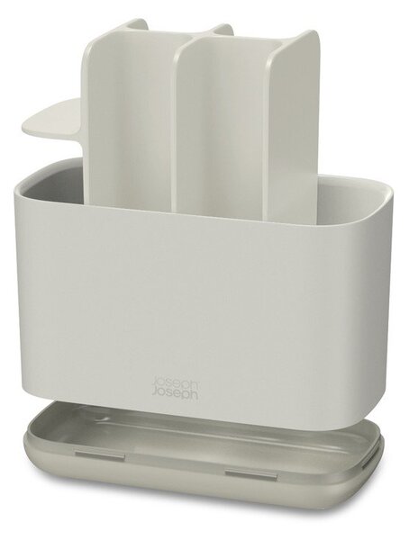 Beżowy plastikowy stojak na szczoteczki do zębów EasyStore – Joseph Joseph