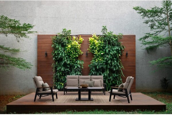 Aluminiowy stół ogrodowy 80x140 cm Miguel – Bizzotto