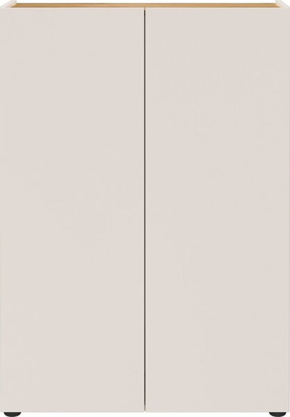 Kremowa szafka w dekorze dębu 74x105x33 cm Alviano – Germania