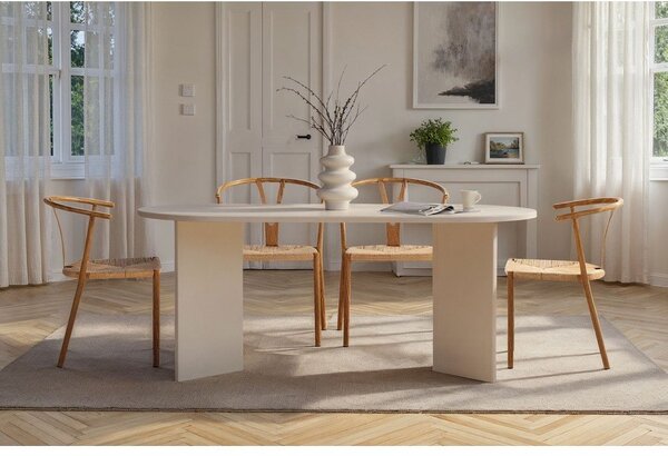 Stół z półmatowym wykończeniem 89,5x180 cm Sablin – Kalune Design
