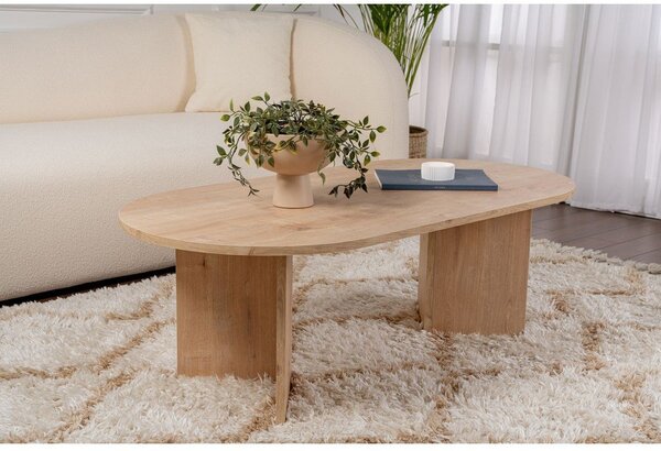 Stolik w dekorze dębu w naturalnym kolorze 60x119 cm Sable – Kalune Design