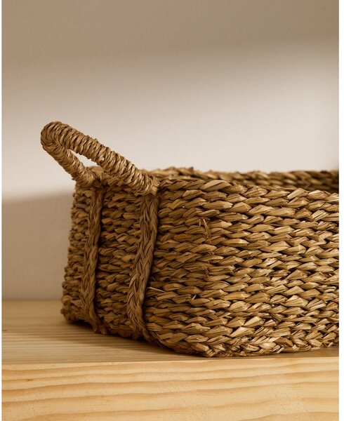 Koszyki z hiacyntu wodnego zestaw 2 szt. 34x24x19 cm Milly – Kave Home