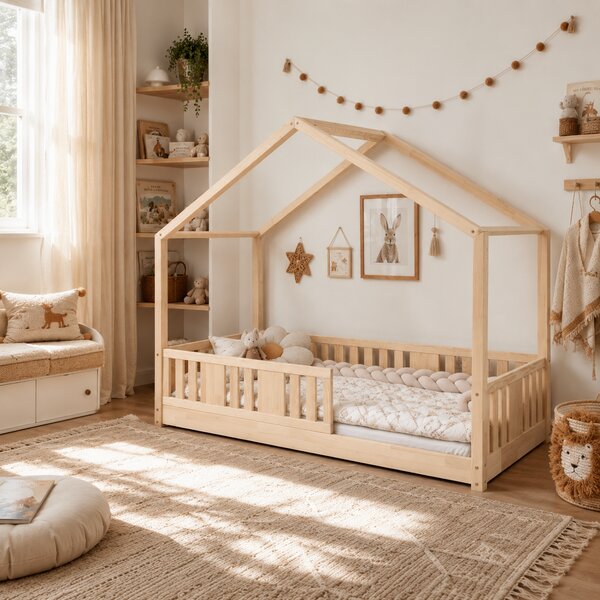 Łóżko dziecięce NORDI Peak I - Łóżko Domek Montessori w różnych kolorach i rozmiarach