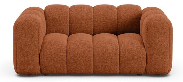 Ceglasta sofa z tkaniny szenilowej 170 cm Lupine – Micadoni