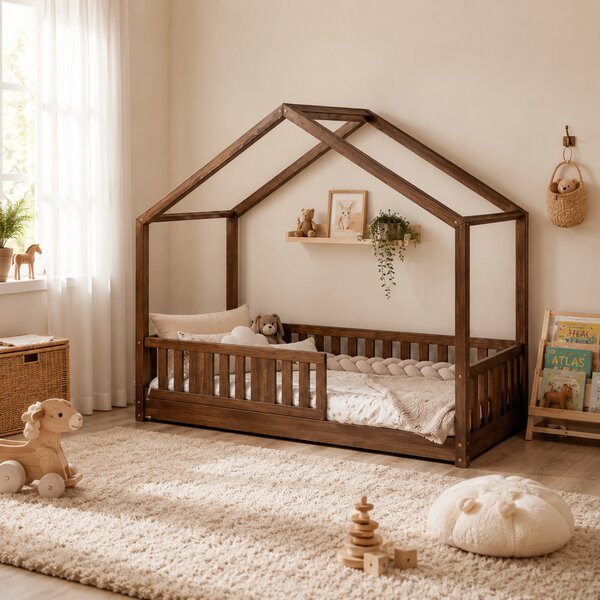 Łóżko dziecięce NORDI Peak I - Łóżko Domek Montessori w różnych kolorach i rozmiarach