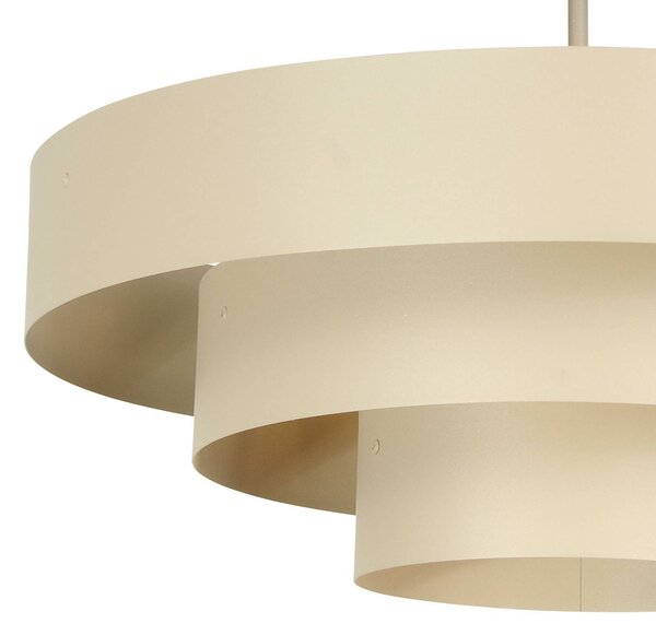 Lampa sufitowa Trio Domiluce, możliwość ściemniania, kremowy / amber, przedpokój, metal, nowoczesny