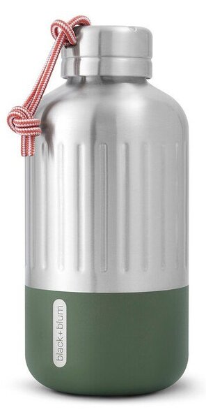 Butelka termiczna ze stali nierdzewnej w kolorze srebra 650 ml Explorer – Black + Blum