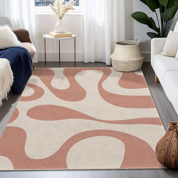 Różowy dywan odpowiedni do prania 120x180 cm Strawberry Latte – Mila Home