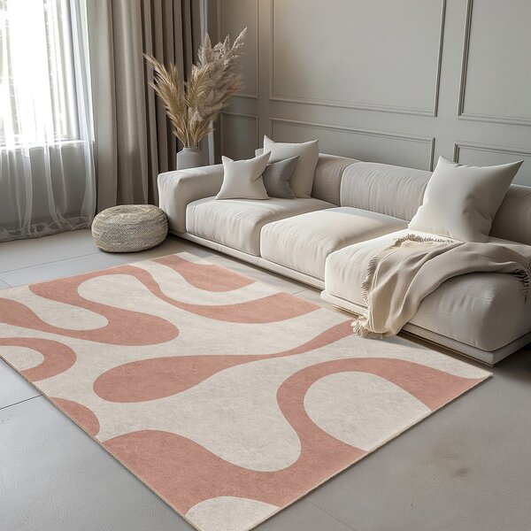 Różowy dywan odpowiedni do prania 120x180 cm Strawberry Latte – Mila Home