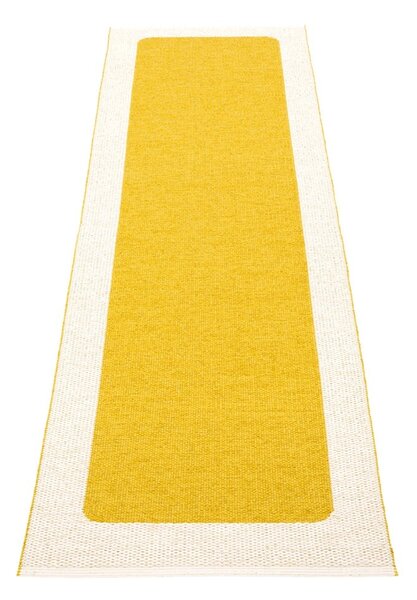 Musztardowo-kremowy chodnik odpowiedni na zewnątrz 70x240 cm Ilda Mustard – Pappelina
