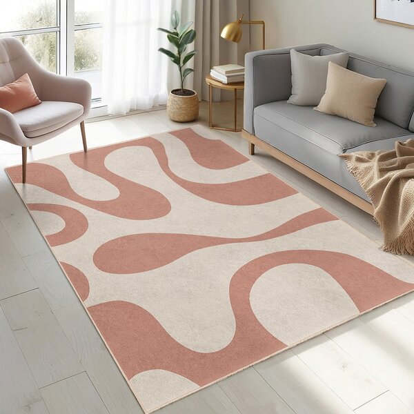 Różowy dywan odpowiedni do prania 120x180 cm Strawberry Latte – Mila Home