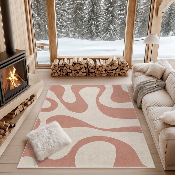 Różowy dywan odpowiedni do prania 120x180 cm Strawberry Latte – Mila Home