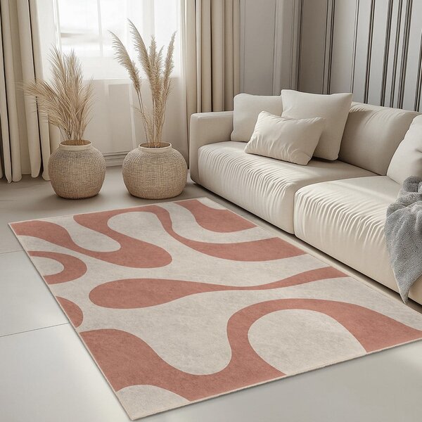 Różowy dywan odpowiedni do prania 120x180 cm Strawberry Latte – Mila Home