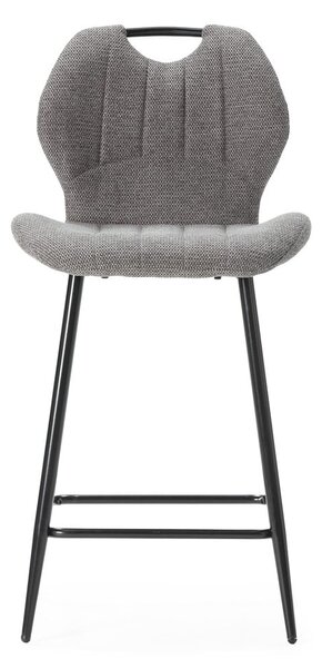 Szare hokery zestaw 2 szt. (wysokość siedziska 65 cm) Muli – Marckeric