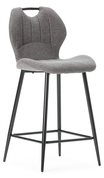 Szare hokery zestaw 2 szt. (wysokość siedziska 65 cm) Muli – Marckeric