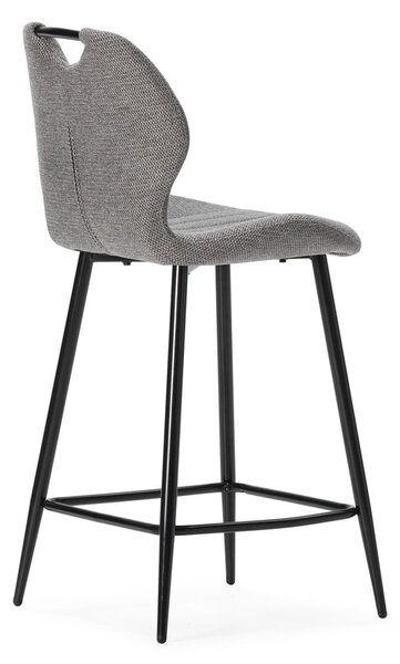 Szare hokery zestaw 2 szt. (wysokość siedziska 65 cm) Muli – Marckeric
