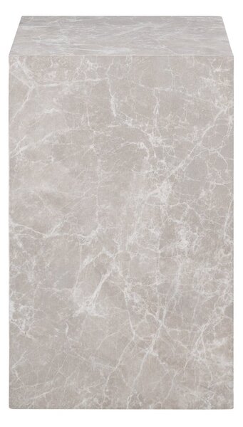 Stolik w dekorze marmuru 30x30 cm Prague – House Nordic