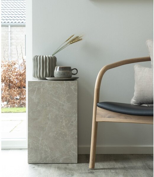 Stolik w dekorze marmuru 30x30 cm Prague – House Nordic