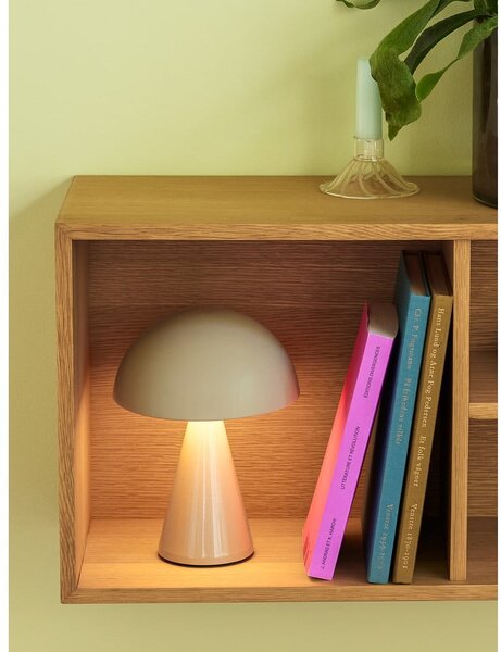 Kremowa lampa stołowa LED ze ściemniaczem (wysokość 20 cm) Mush – Hübsch