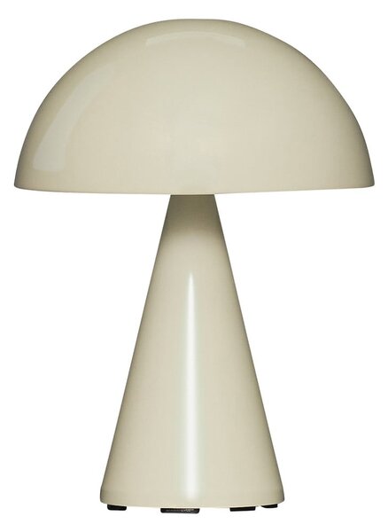 Kremowa lampa stołowa LED ze ściemniaczem (wysokość 20 cm) Mush – Hübsch