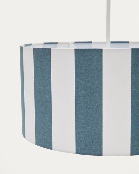 Biały/niebieski klosz do lampy dziecięcej ø 40 cm Ciral – Kave Home