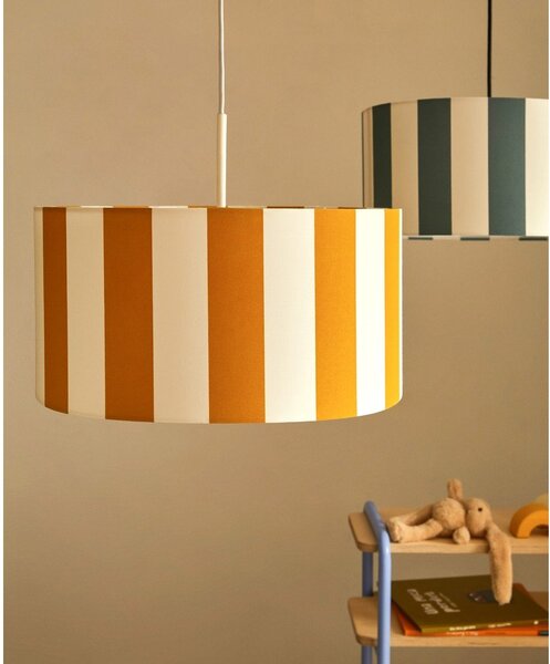 Biały/niebieski klosz do lampy dziecięcej ø 40 cm Ciral – Kave Home