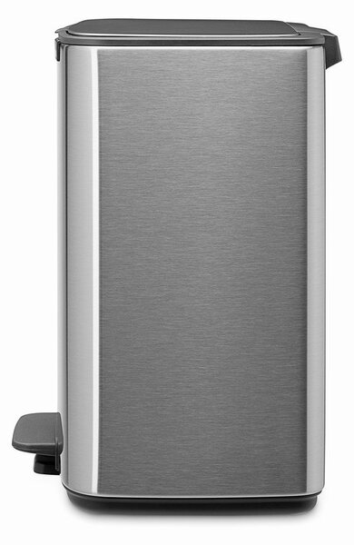 Stalowy kosz na śmieci z pedałem w kolorze matowego srebra 12 l Bo – Brabantia