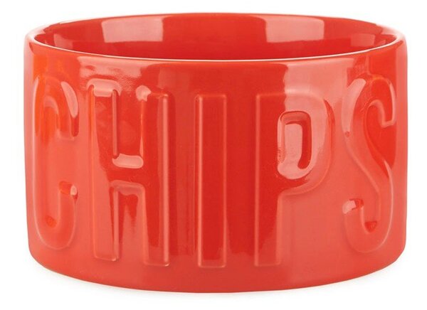 Czerwona ceramiczna miska do serwowania 1 l Chips – Balvi