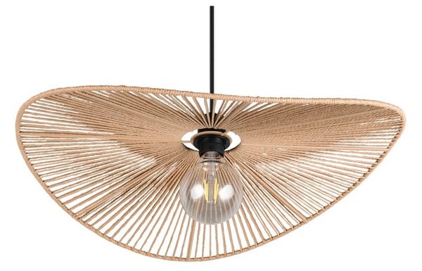 Lampa wisząca w kolorze matowej czerni ø 58 cm Laurine – Reality
